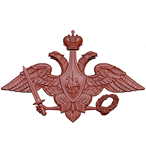 3d модель "Герб Министерства обороны простой"