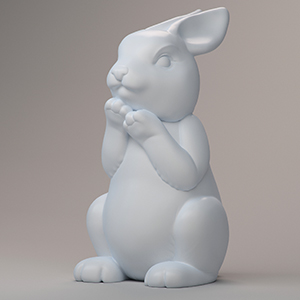 "Кролик кашпо 2023", 3d модель