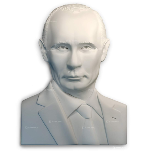 Портрет Владимира Владимировича Путина, 3d модель